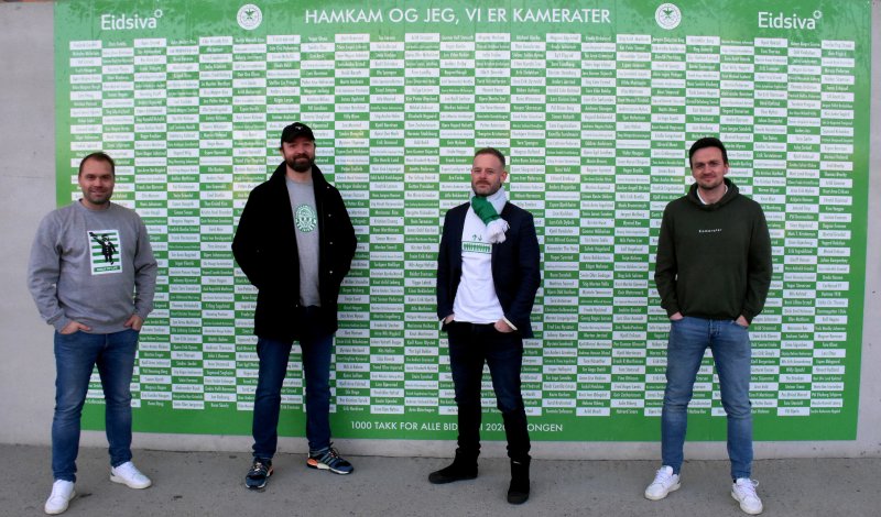 Frederik Garshol, Stian A. Eriksen, Ola Spangen og John Anders Rise.