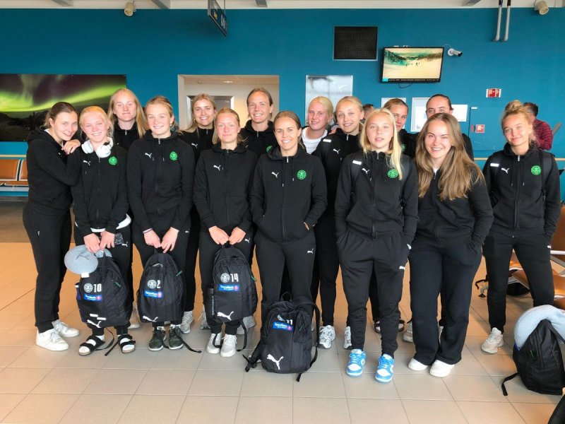 HamKam Kvinner er klar til take-off fra Alta. Nå venter en fortjent sommerferie for laget.