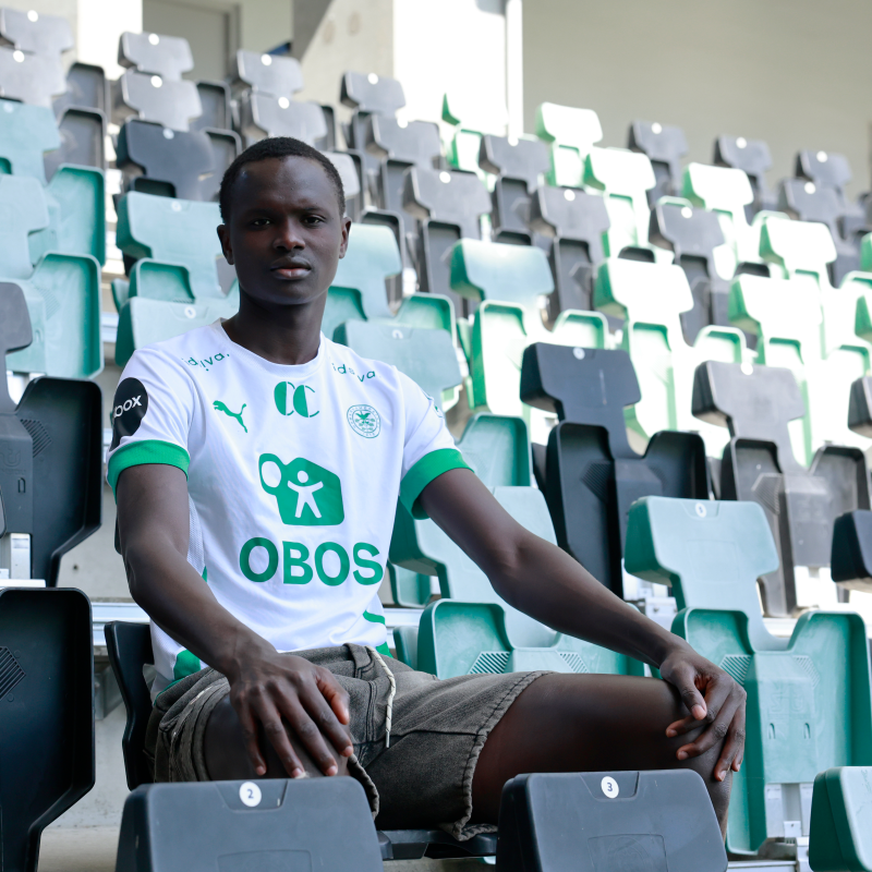 Diop på sin nye hjemmebane
