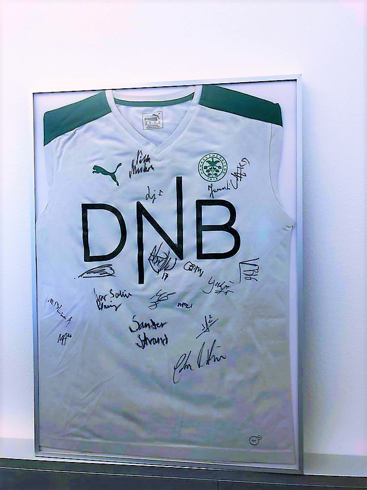 Oronas kontorlandskap er flott dekorert.