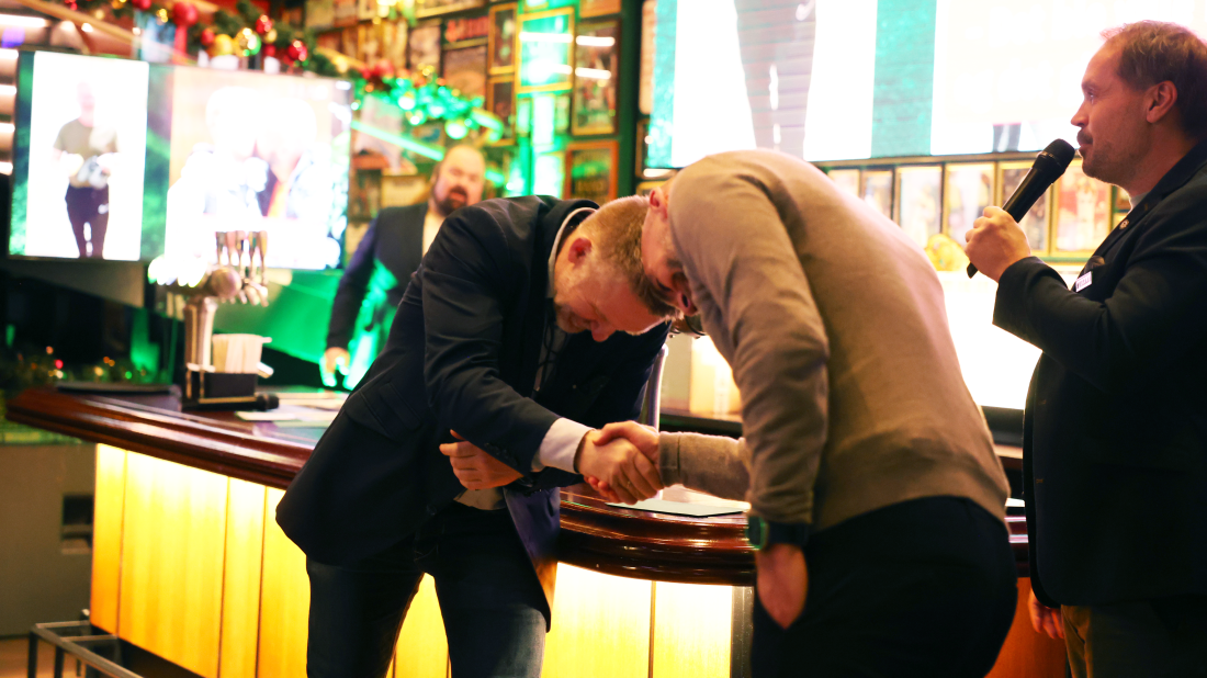 Årets PR.kåte: Ola Nybakk (Kilde) og Sigurd Ertsås (LY Forsikring)