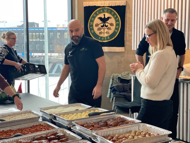 La Perla sto for god og variert julebuffet